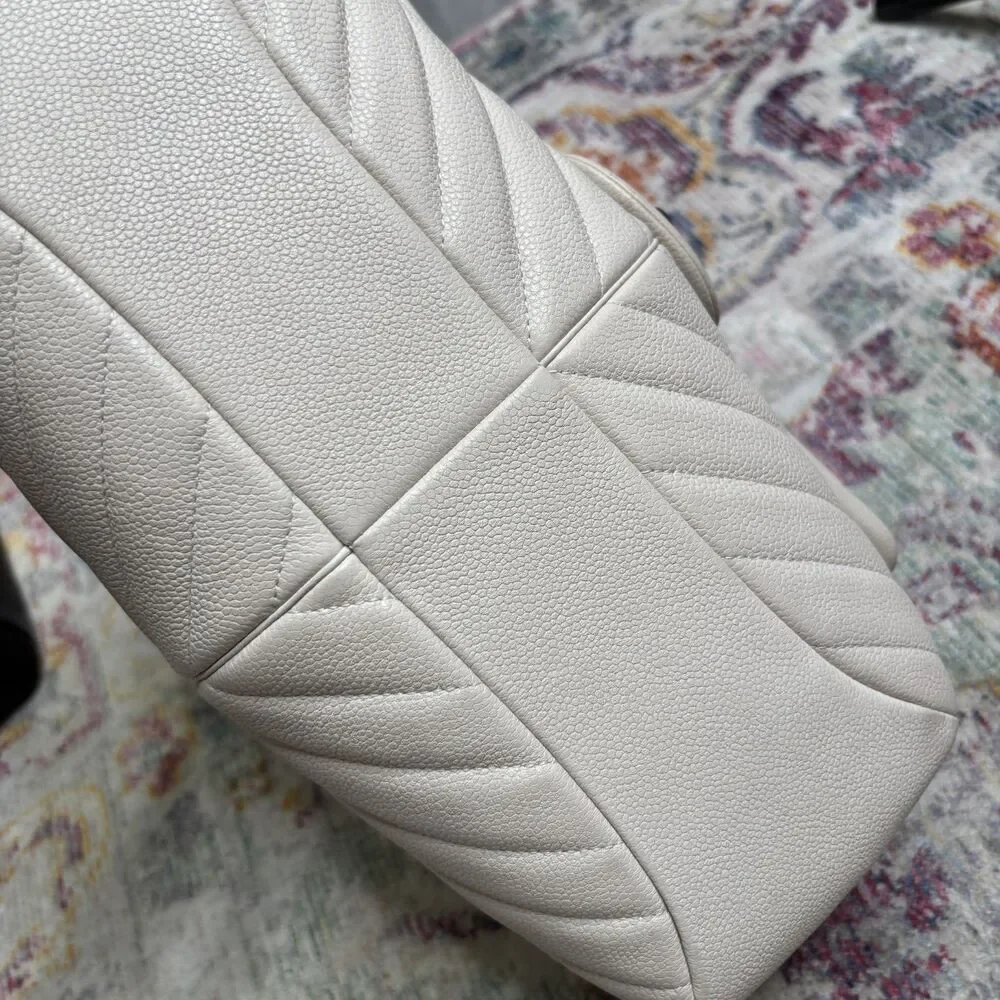 Chanel Chevron Large Puffy Flap Bag